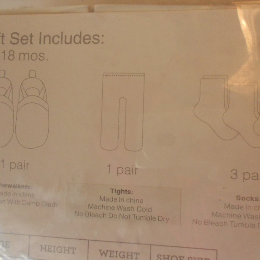 Toddler Gift Set Prewalker Shoe & Socks 12-18 mths - Picture 15 of 16